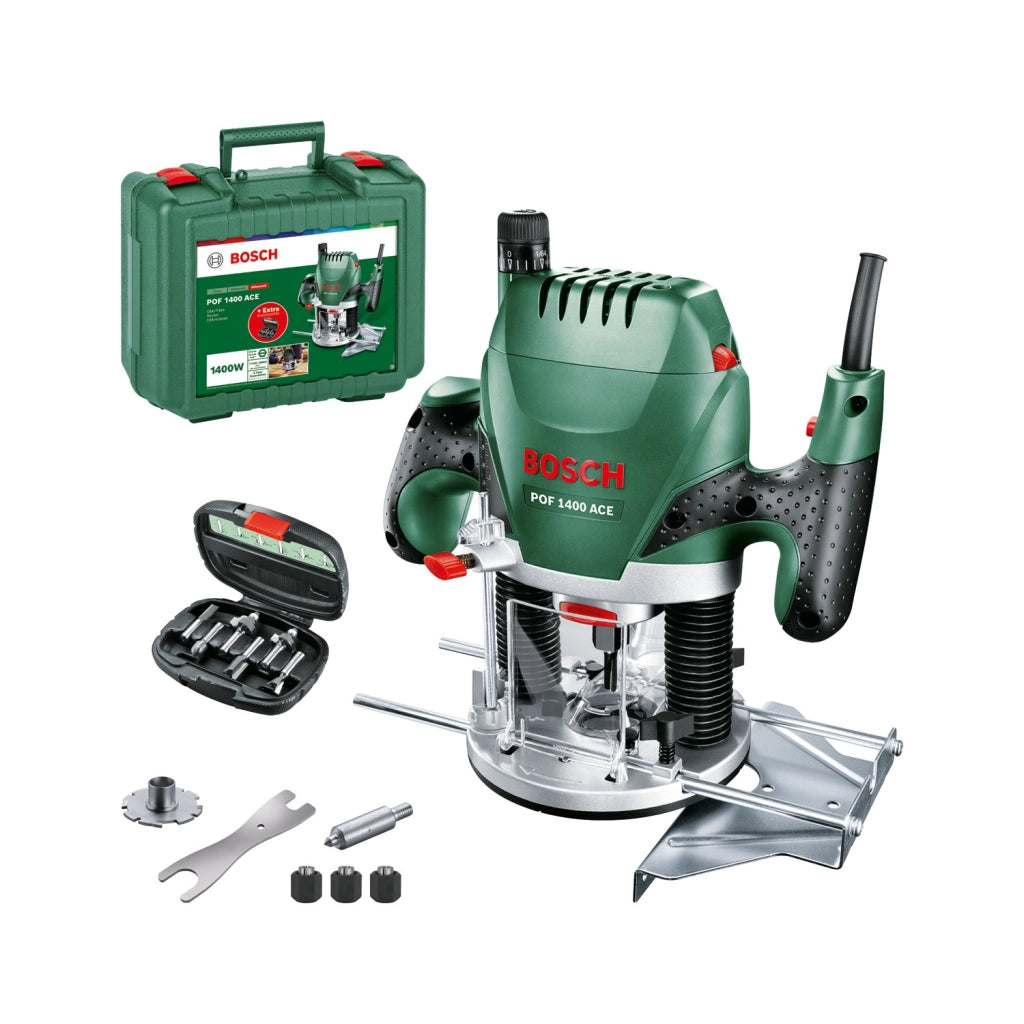 060326C801 - FRESATRICE VERTICALE POF 1400 ACE BOSCH HOBBY , 1400W
