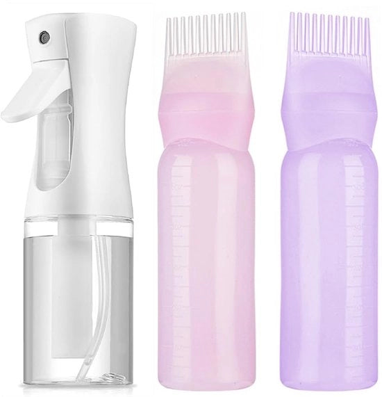 Applicatore di olio per capelli in flacone da 160 ml - Flacone a spruzzo - Flacone spray - Verstuiver - Neve ultra fine - Materiale duraturo