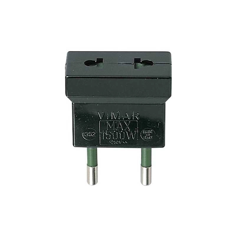 01352 Adattatore S10 - Usa+Eu Nero