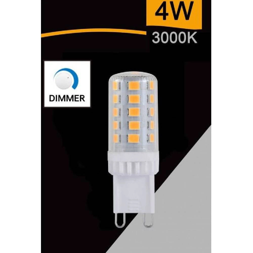 Trade Shop - Lampadina Led Smd Dimmerabile G9 4w 400lm Luce 3000k 4000k 6500k Sparac-g9-4w-tge1 -