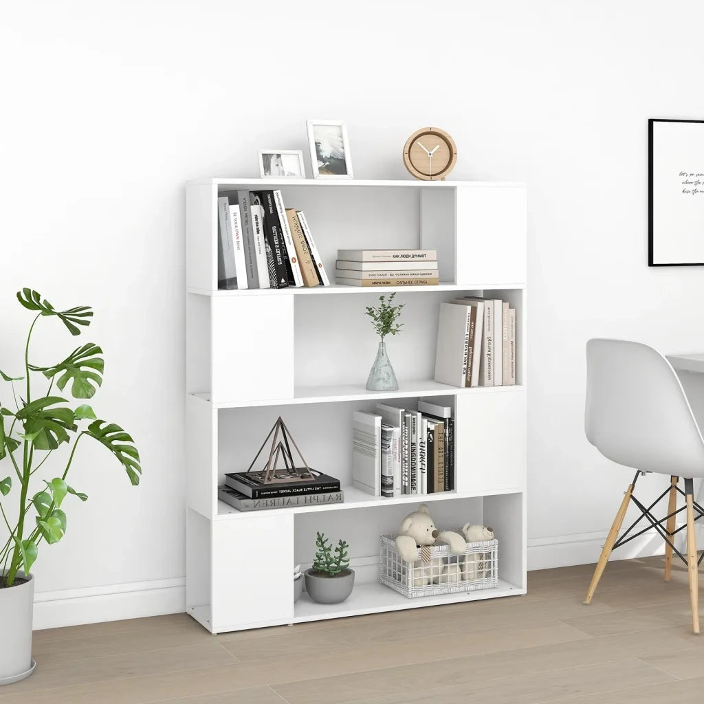 Divisorio-Paravento Bianco 100x24x124 cm