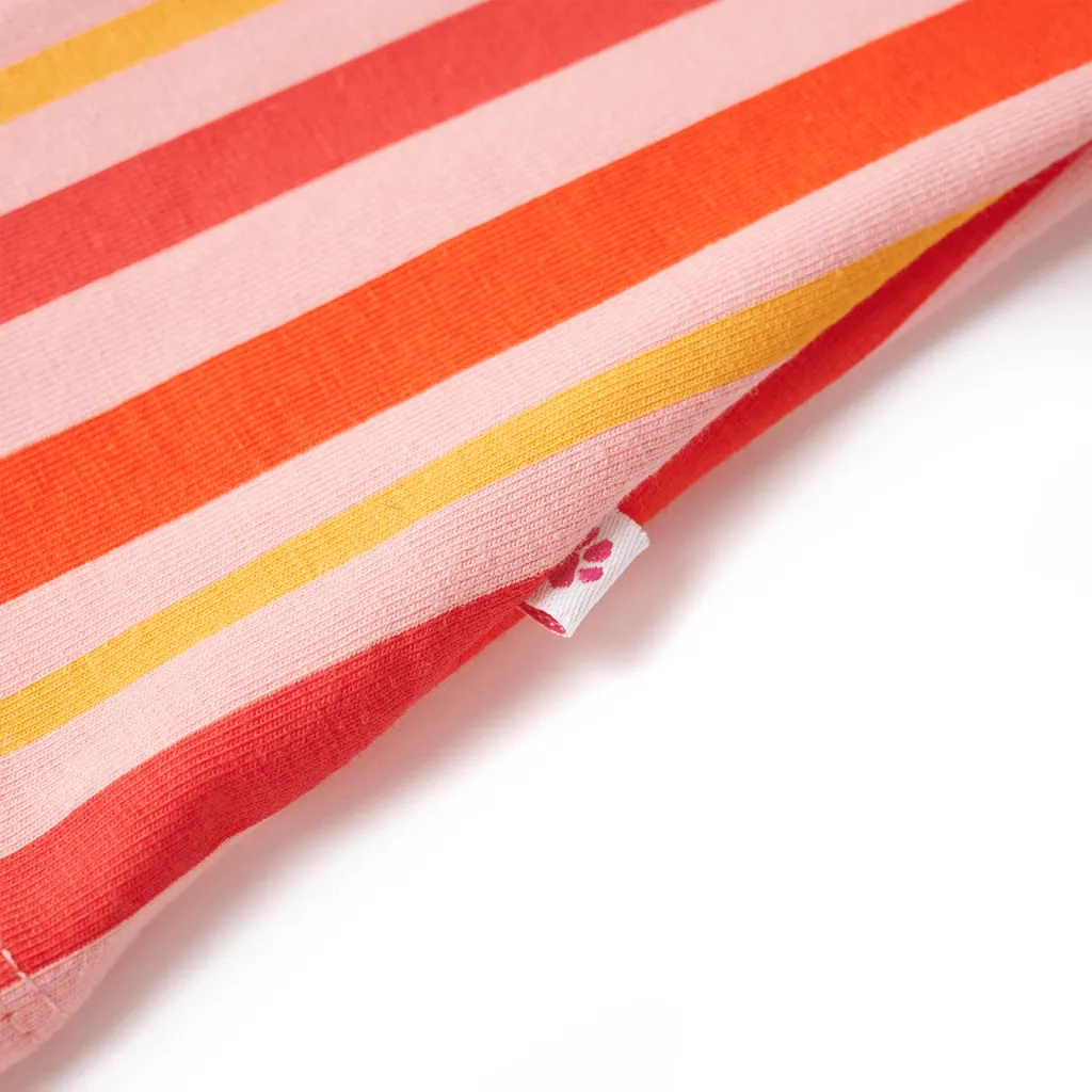 Abito per Bambine con Coulisse Rosa e Rosso 104 CFW2268252