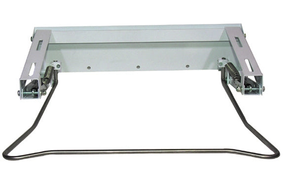 Staffe mobili a gas bianco con supporti cromo