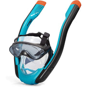 Trade Shop - Maschera S/m Con 2 Boccagli Da Snorkeling Sub Per Mare Piscina Hydro-pro 24060 -
