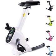 Trade Shop - Cyclette Display Lcd Regolabile Trasmissione A Cinghia Doppio Volano Magnetico -