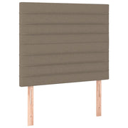 Testiera | Testata per letto Tortora 80x5x118/128 cm Tessuto