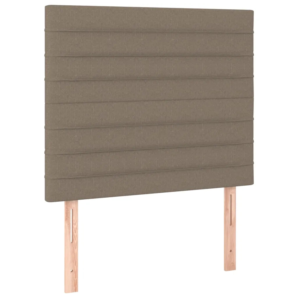 Testiera | Testata per letto Tortora 80x5x118/128 cm Tessuto