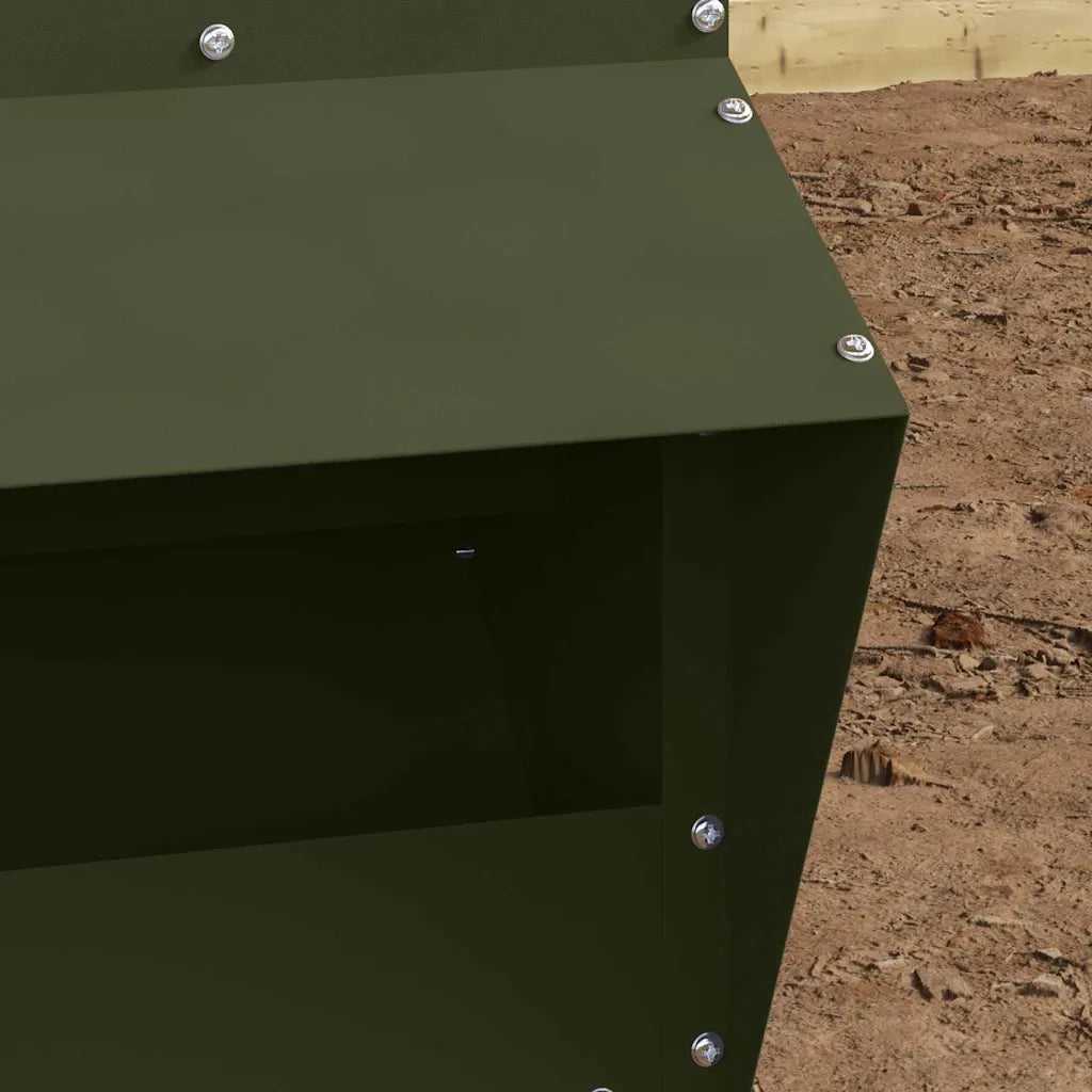 Feeder per pollo Verde oliva 20 x 25 x 35 cm 874697