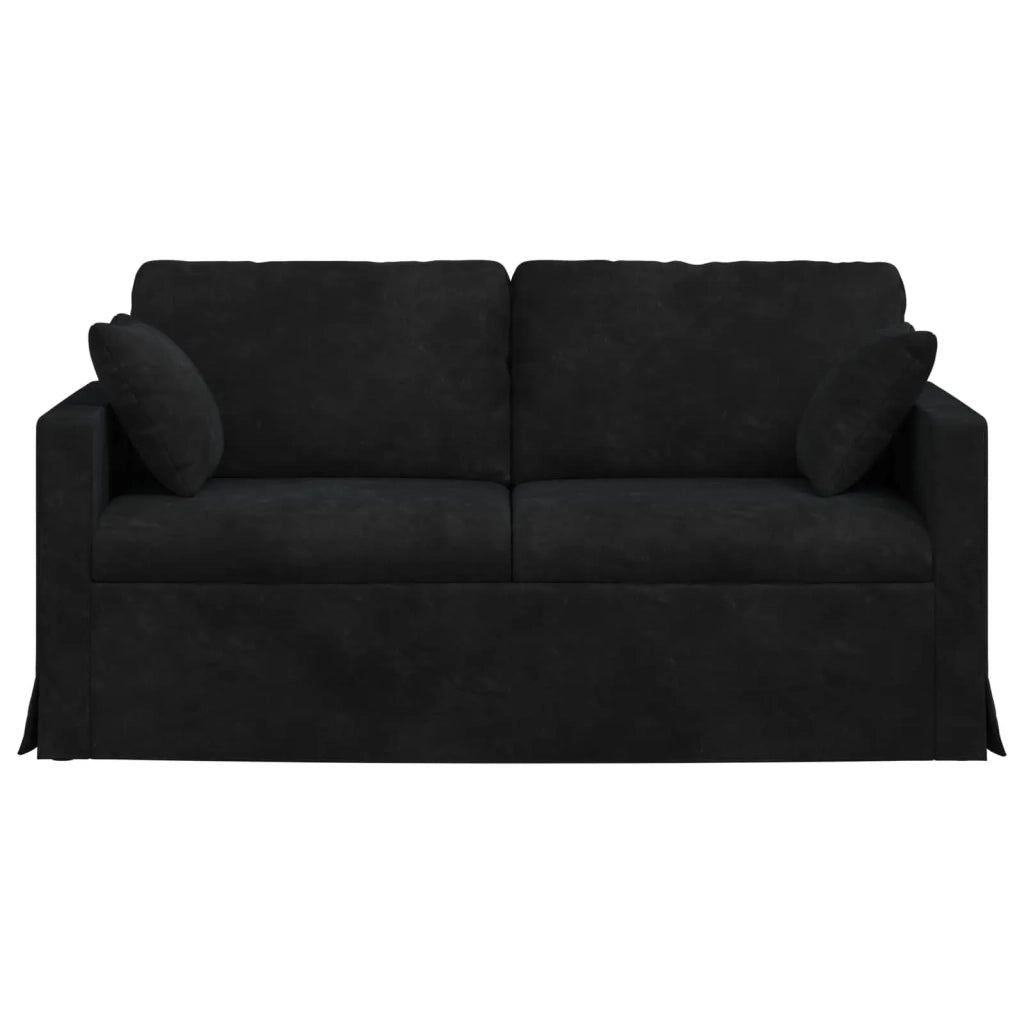 Divano Nero 158 x 78 x 80 cm Velluto 42024428
