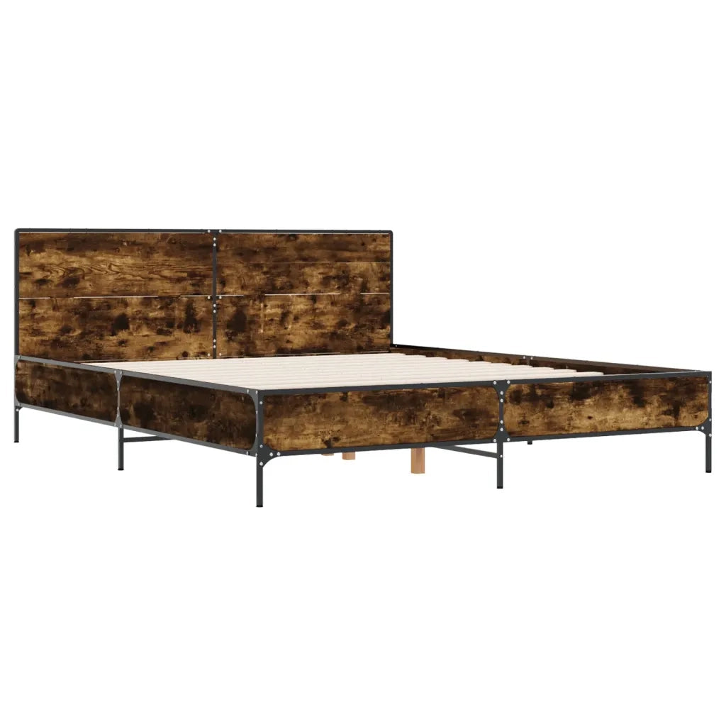 Giroletto Rovere Fumo 120x200 cm in Legno Multistrato Metallo