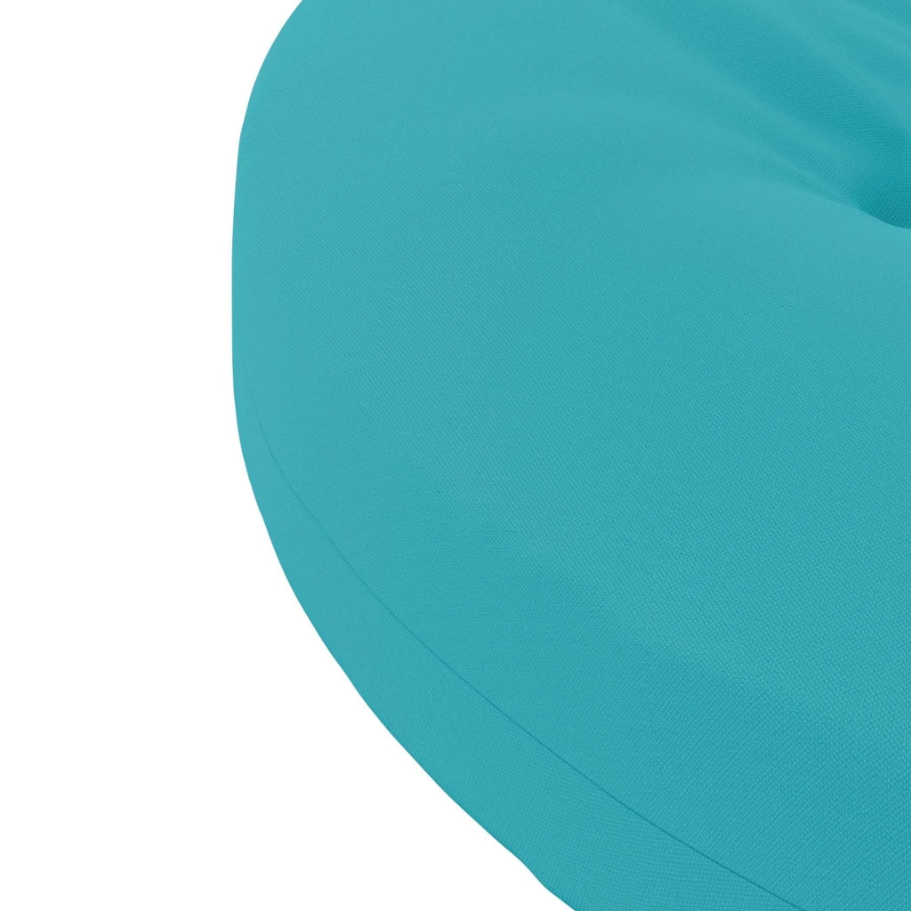 Cuscini per Sedia in 4 Pezzi 4 pz 100% Poliestere Turchese 945337