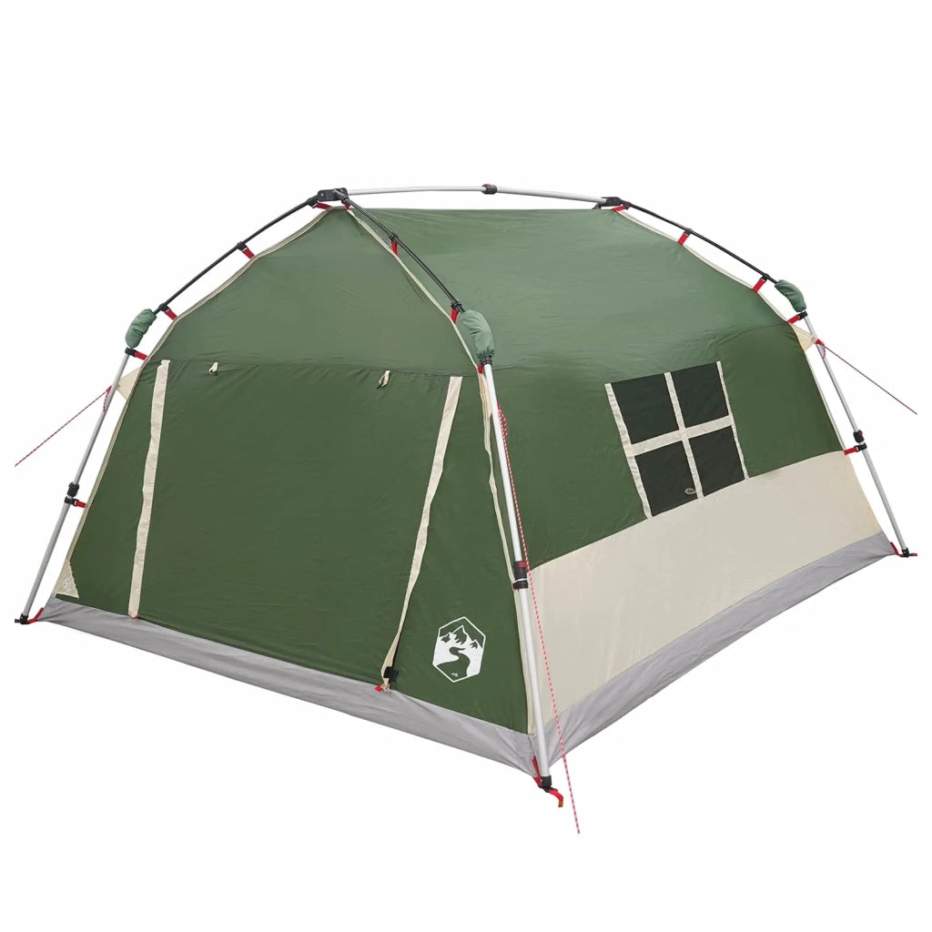 Tenda istantanea resistente all'acqua 4 persona Verde 42042270
