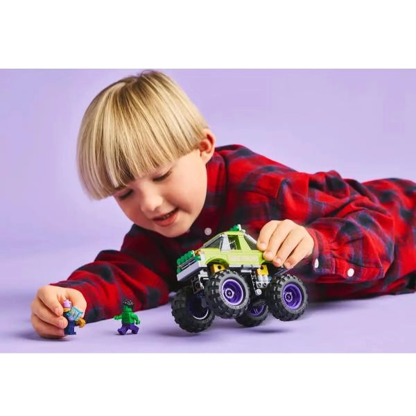 76312 lego marvel super heroes truck di hulk contro thanos - 76312