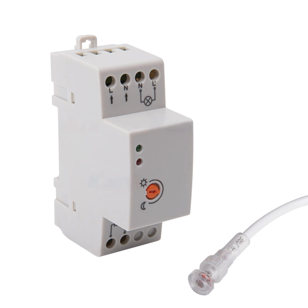Kanlux modulo sensore crepuscolare DIN TH35 10A giorno/notte