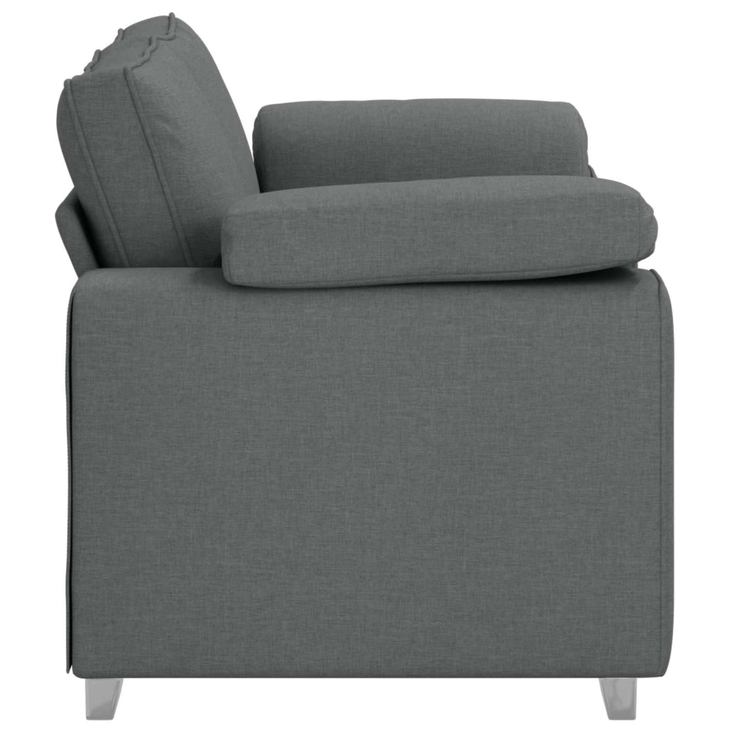 Divano-Sofa-Divanetto Grigio scuro 160 x 77 x 82 cm Tessuto