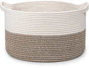 Tessuto di Cotone per Lavatrice - Opaco - 32L - Bianco + Marrone