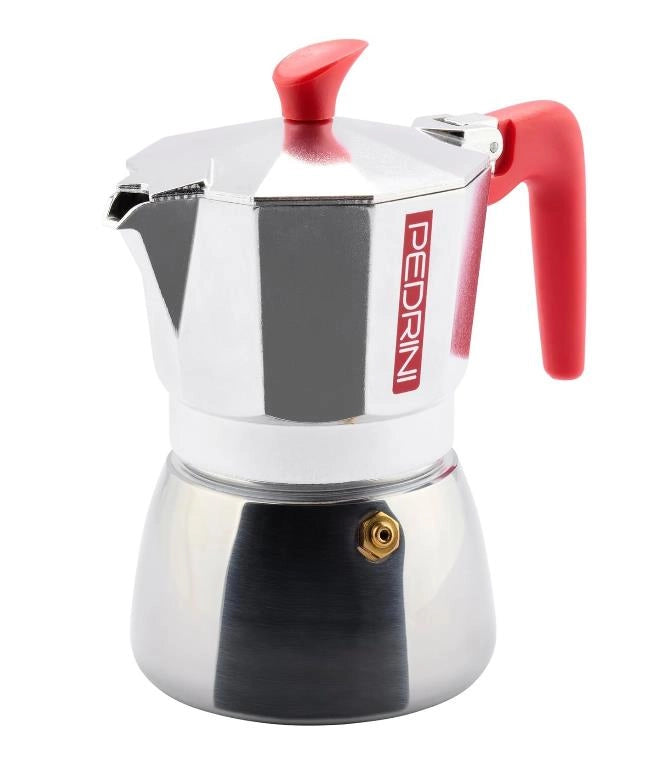 Macchinetta Caffè Caffettiera Moka Aroma anche Induzione 3 Tazze