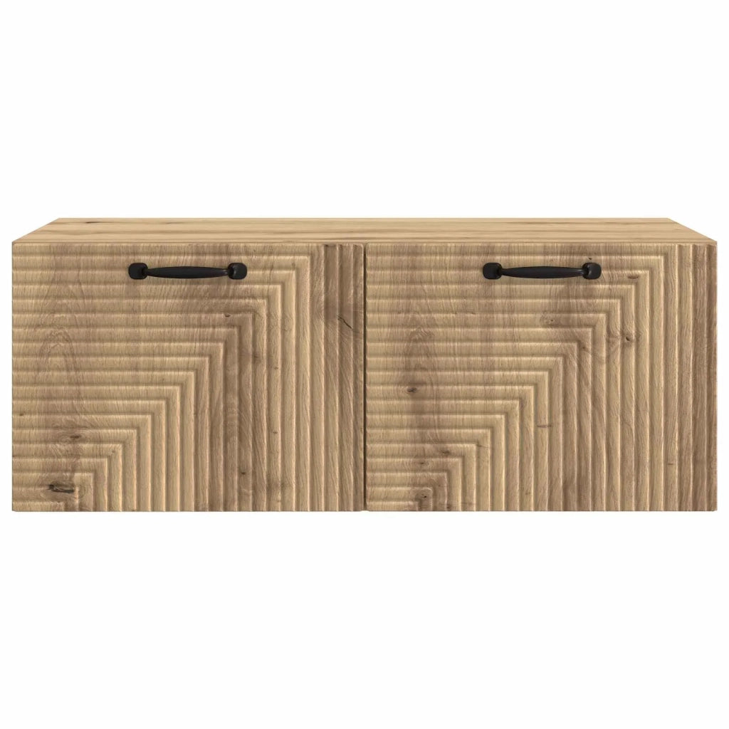 Mobile Porta TV da Muro Rovere Artigianale 78,5 x 41 x 30 cm 898694