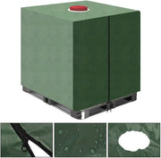 Tappo IBC copertura in poliestere, telo impermeabile per contenitore e serbatoio di acqua di pioggia, adatto per giardino e uso all'aperto