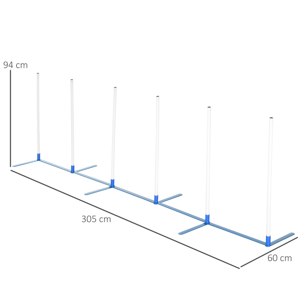 Set Agility per Cani 6 Pezzi ¨C Minimal ¨C Grigio