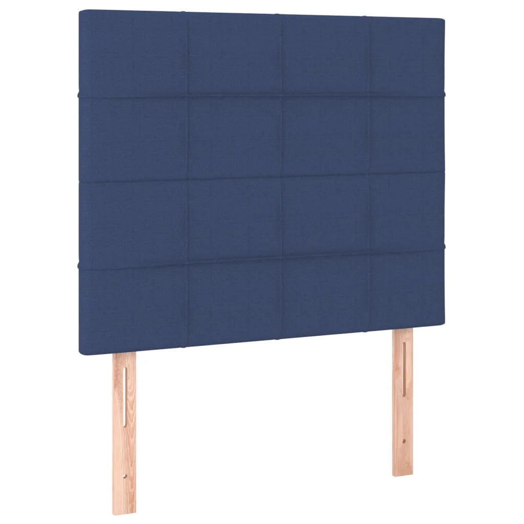 Testiera | Testata Blu 80x5x118/128 cm Tessuto