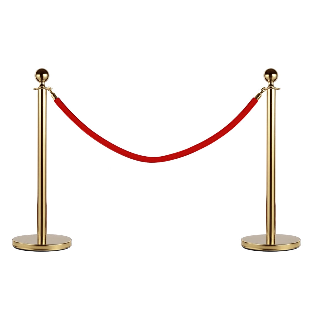 Colonnina Segnapercorso per Code ¨C Minimal ¨C Acciaio Rosso e Oro