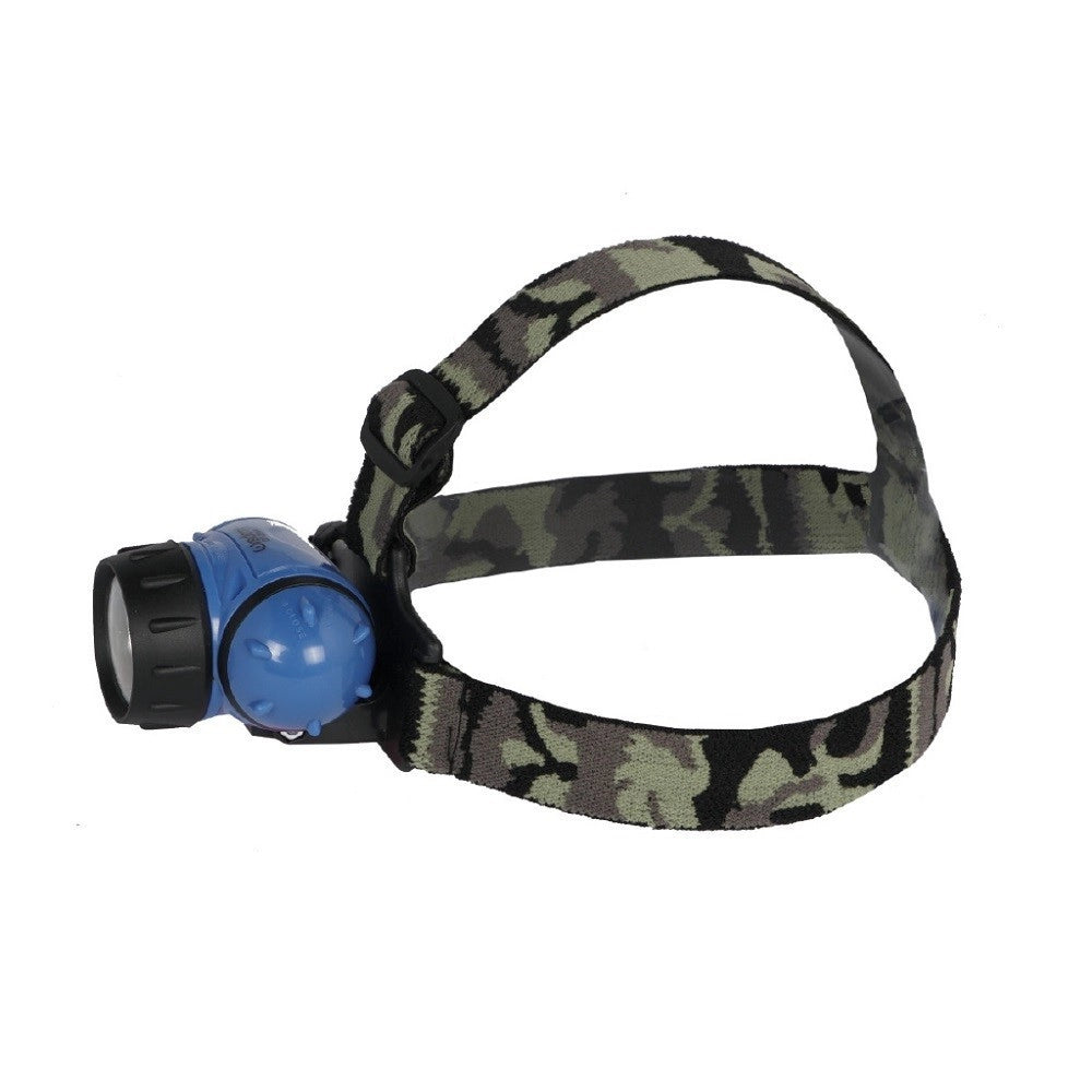 Trade Shop - Torcia Led Cob Frontale Testa 3w Luce Regolabile Escursioni Pesca Gite Dt-2016 -