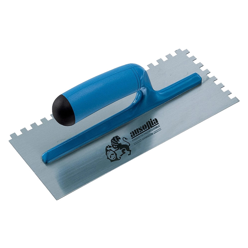 FRATTAZZO DENTATO PER COLLA cm 28 x 12 - denti 7,5 x 7,5 mm. - AUSONIA