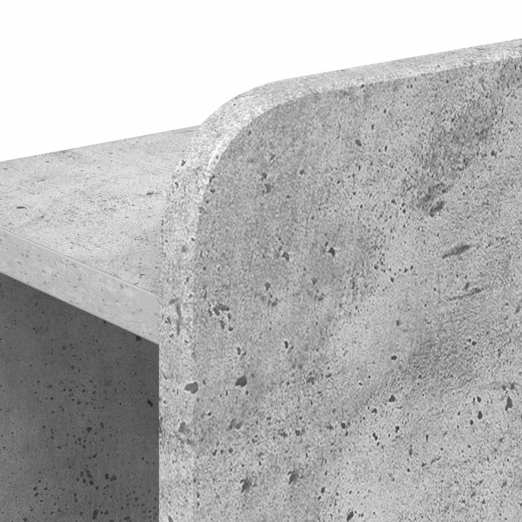 Testata del letto Grigio Cemento Legno ingegnerizzato 8001231