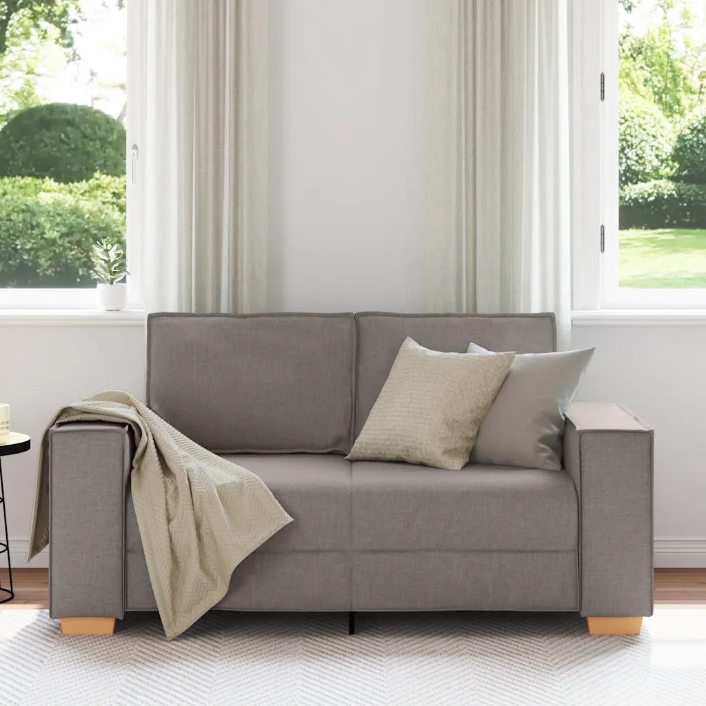 Divano a 2 Posti-Sofa 2 Posti tortora 120 cm in tessuto 737832