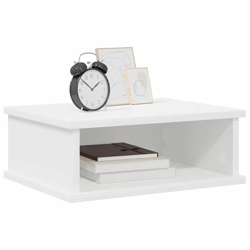 Comodino 2 pcs Bianco 40 x 31 x 15 cm Legno multistrato 891105