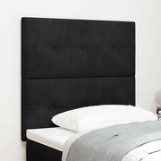 Testiera LED con strisce LED Nero 90 cm Velluto 3338406