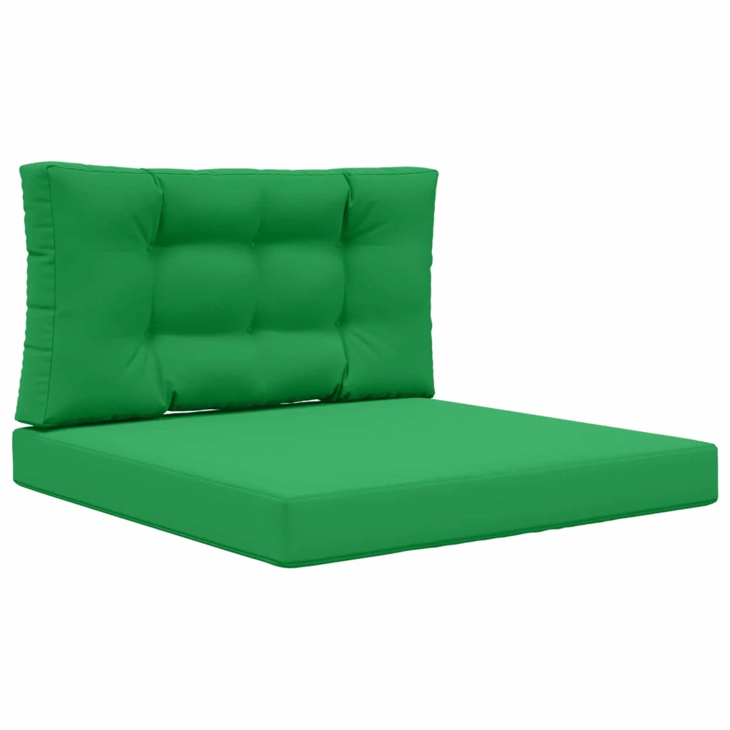 Cuscino per divano da esterno 2 pz | Cuscini per sedie Verde Poliestere