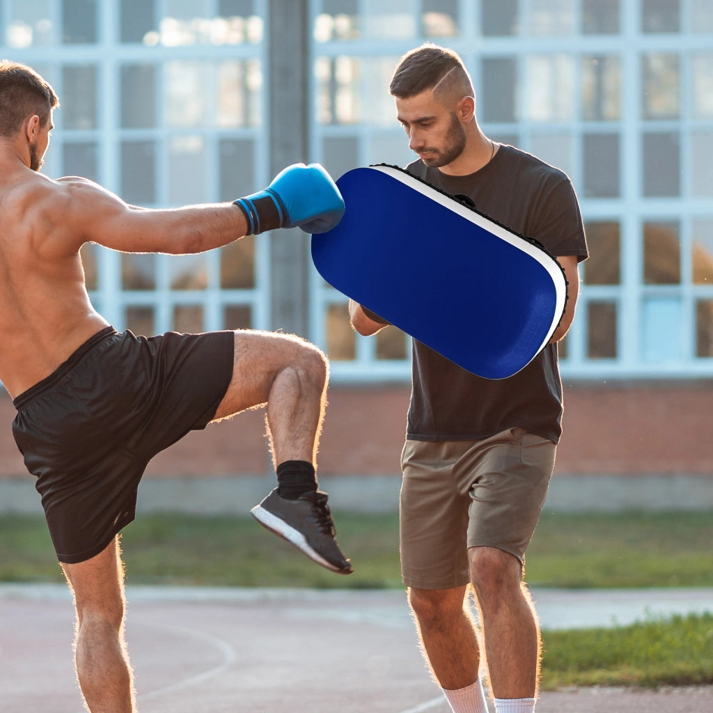 Pao da boxe imbottito per braccio ¨C Minimal ¨C blu 38x20x18 cm