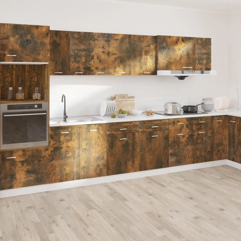 Mobile con Cassetto “Lyon” Rovere Fumo 50x46x81,5 cm 815573