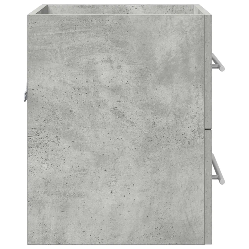 Armadio sottolavello-Mobile sottolavello Grigio cemento 38,5 x 41 x 48 cm