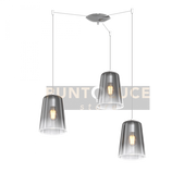 SOSPENSIONE CROMO SPOSTABILE 3 LUCI CROMO 1164CR-S3 S-CR