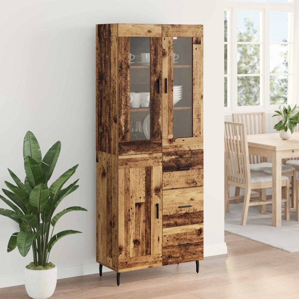 Credenza con cassetto 2 pcs Legno vecchio Legno multistrato 3415695