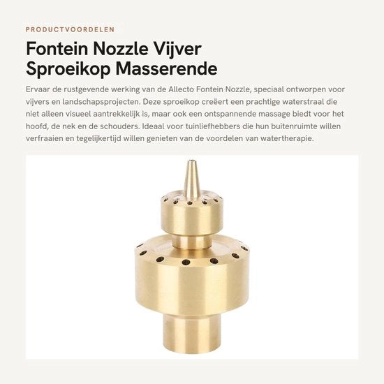 Sproeikop per Piscina - DN25/DN40 - Massaggio d'Acqua - Riduce la Pressione Cefalalgica