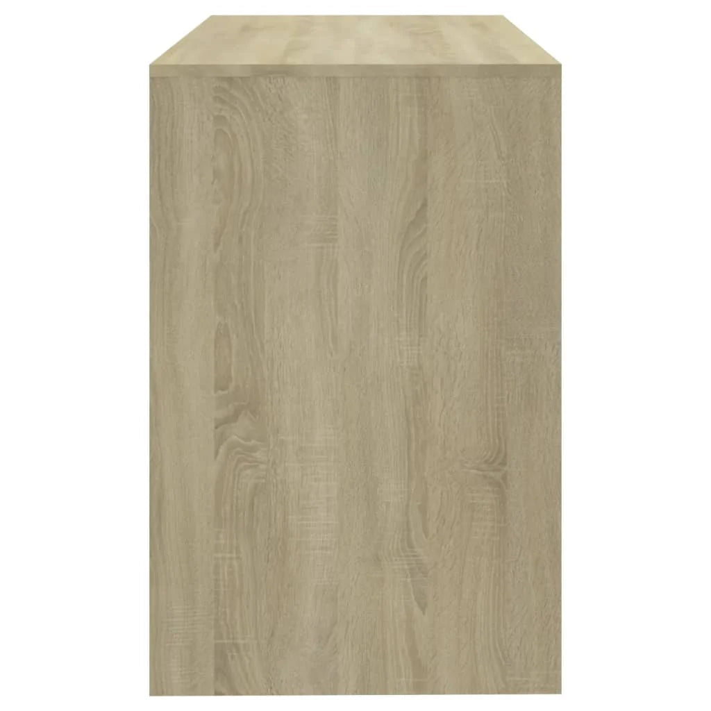 Scrivania tavolo postazione di lavoro mobile per computer studio rovere Sonoma 101 x 50 x 76,5 cm legno ingegnerizzato beige 02_0023636