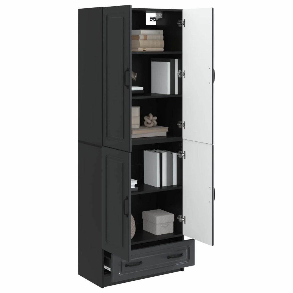 Set di armadi 2 pz Nero Legno ingegnerizzato 3416935