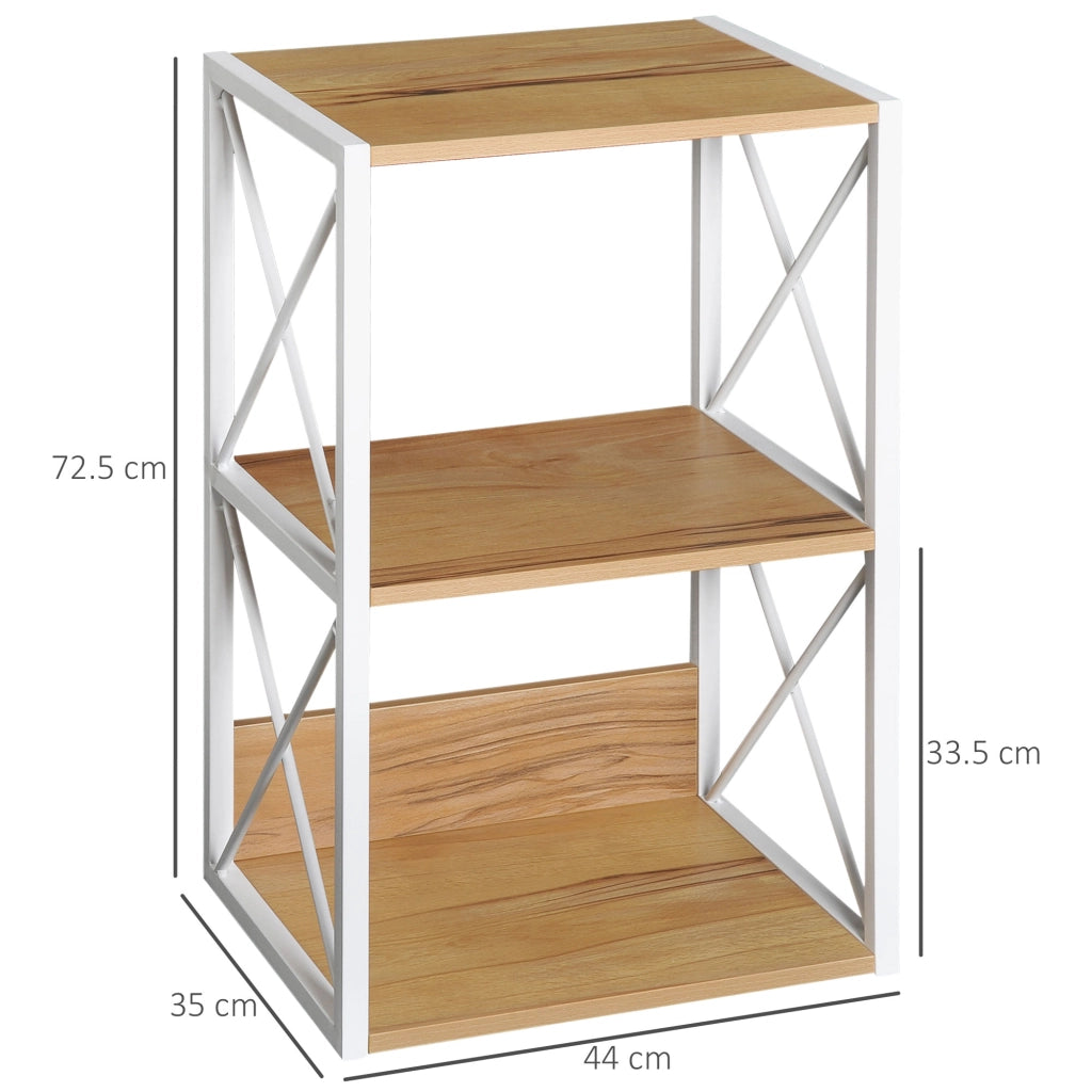 Mobile 3 Ripiani ¨C Minimal ¨C Legno 40x35x72.5cm