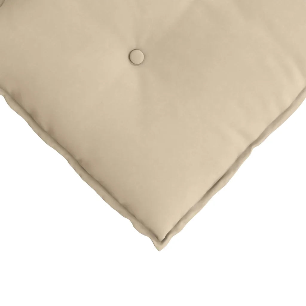Cuscino per Schiena | Cuscino dorsale Crema 140 x 50 cm Tessuto in Microfibra