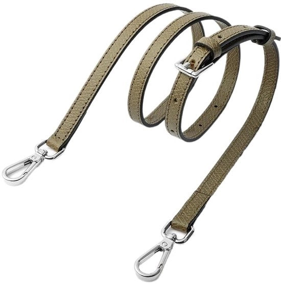 Rigidezza a Spalla Regolabile - Cinturone in Pelle - 1,2 cm Larghezza - 95-115 cm - Cinturone di Sostituzione - Adatto per Borse a Mano