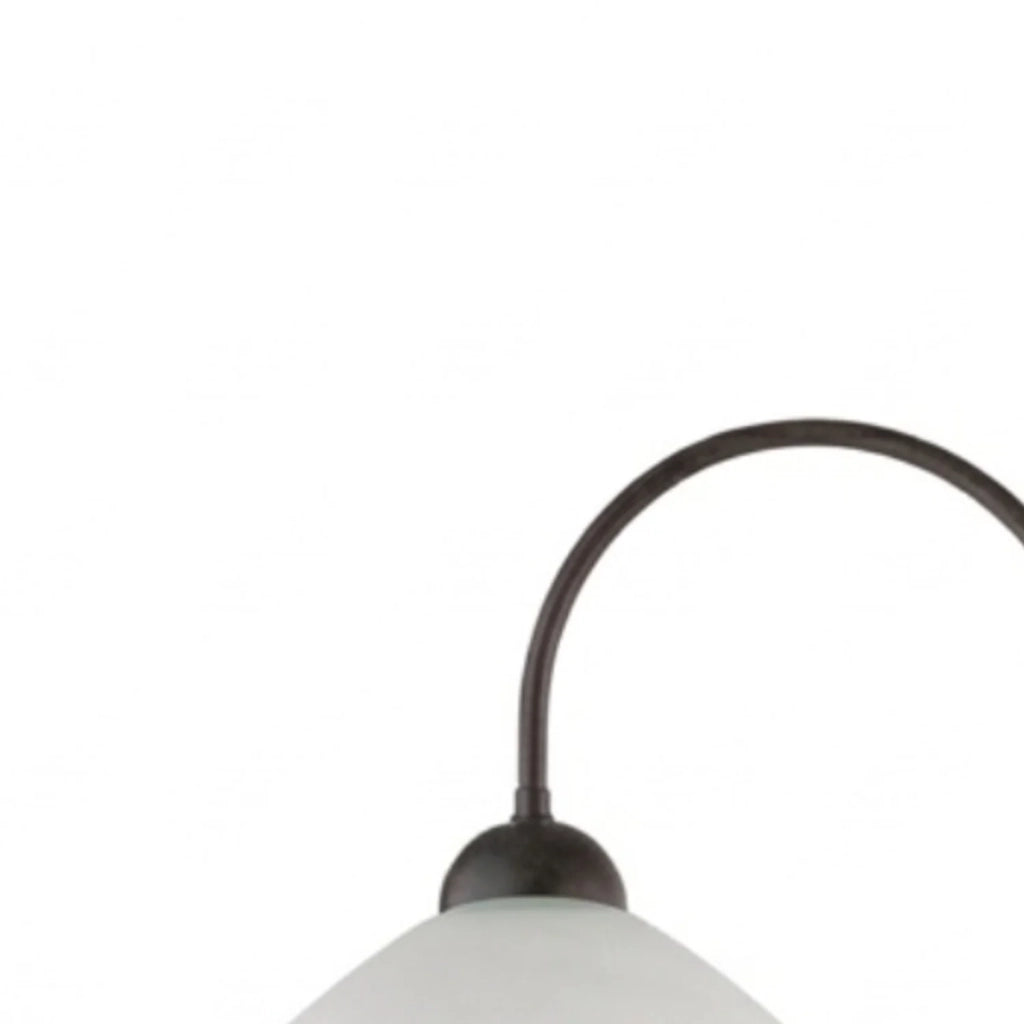 Lampadario Rustico Anemone 2 Luci Nero e Bianco LuceArt Classic