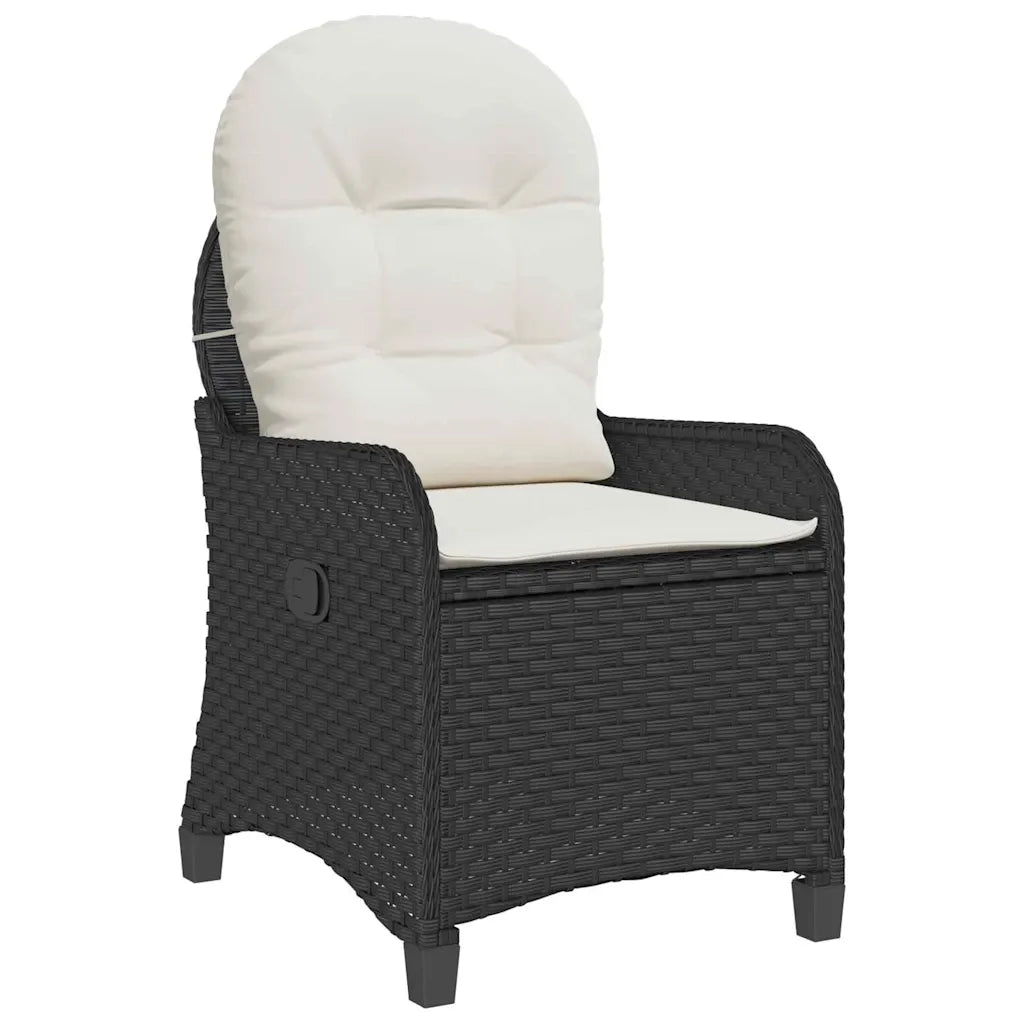 Poltrona reclinabile Nero 56 x 66 x 95 cm polyrattan 42003418