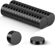 Magnetici neodymium forti - 30 pezzi - neri - 10 x 3 mm