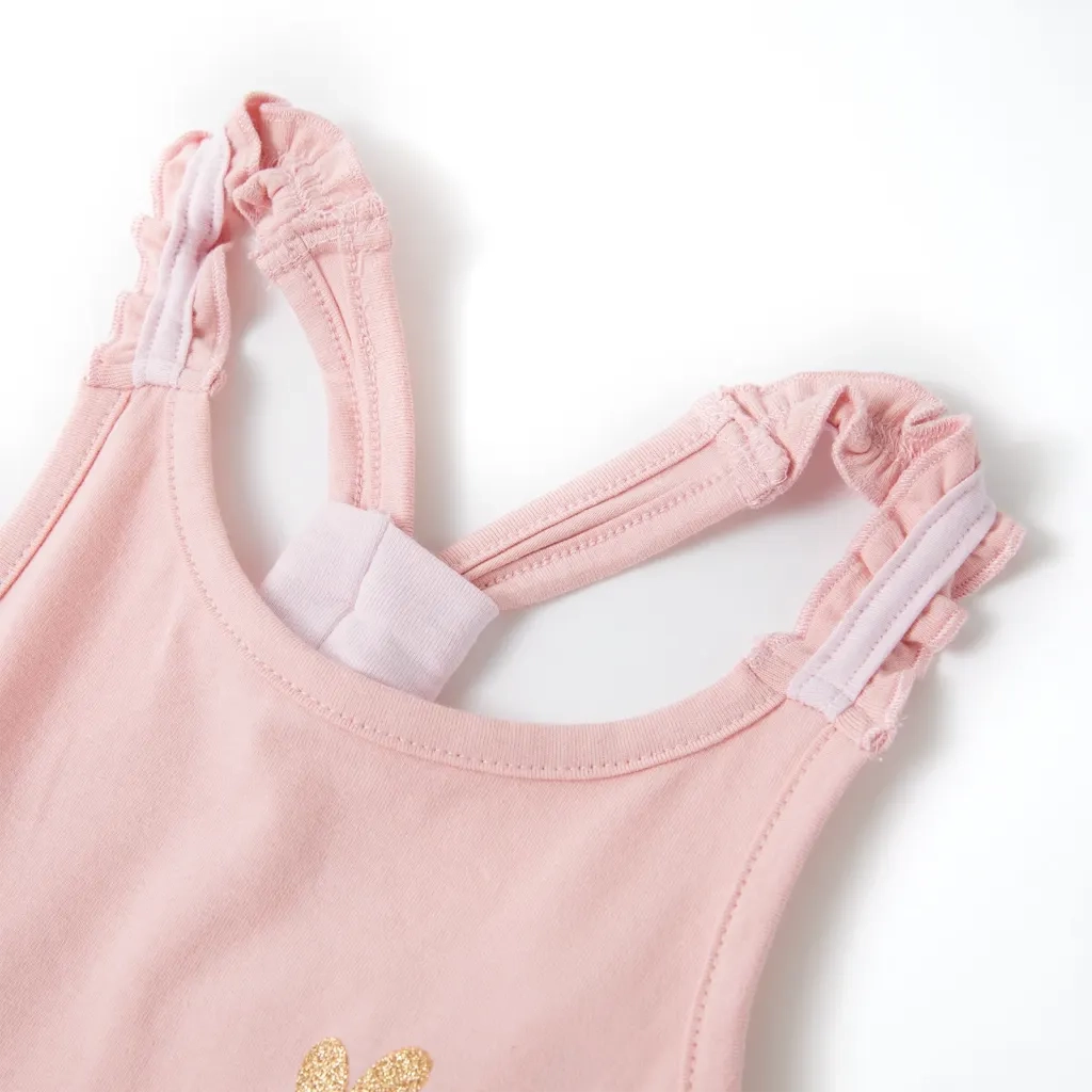 Canotta da Bambina Rosa Chiaro 104