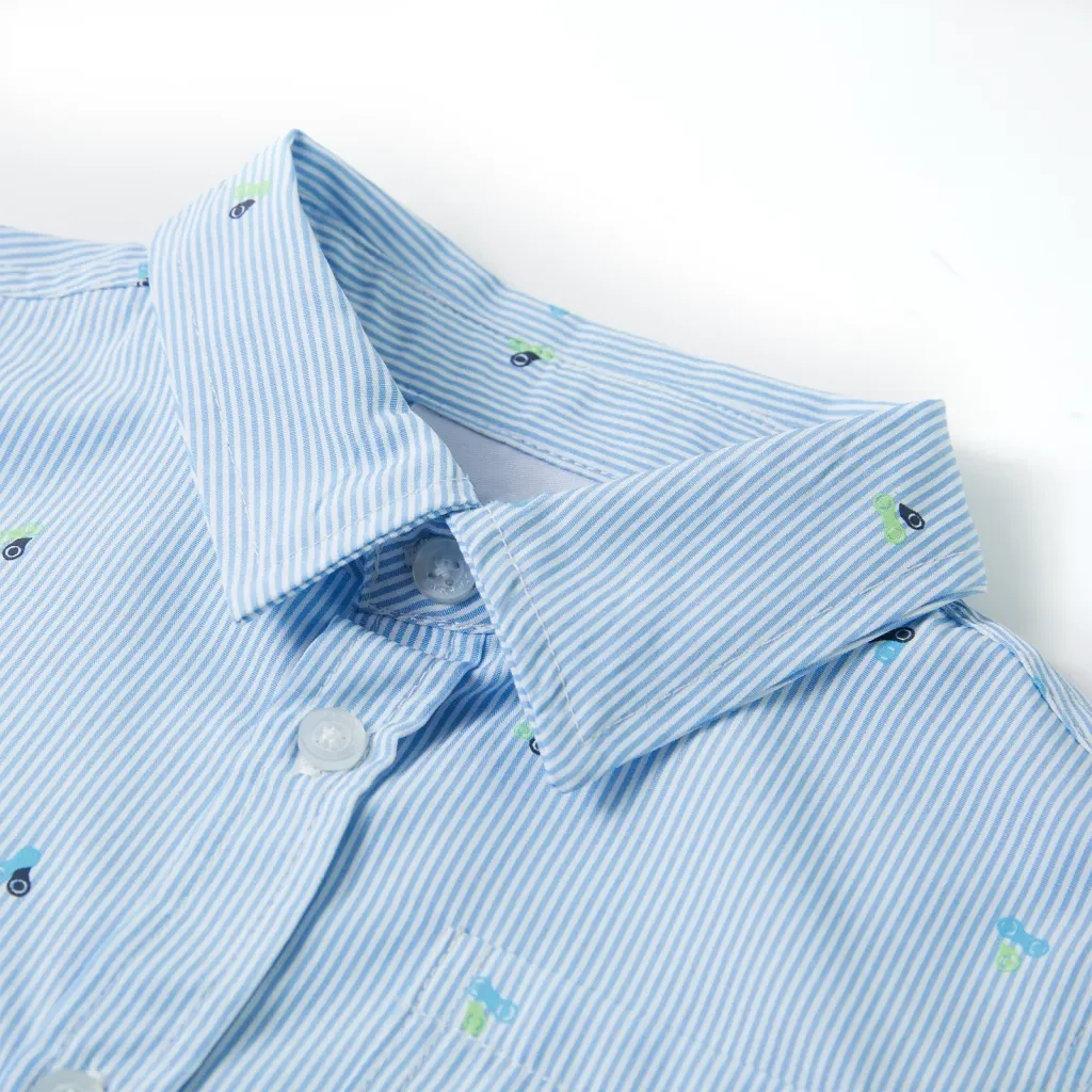 Camicia da Bambino Azzurra 128