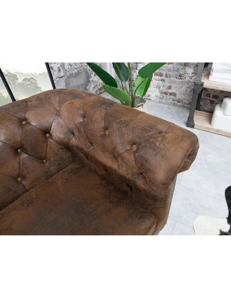 Poltrona EDGAR – Marrone – Stile barocco